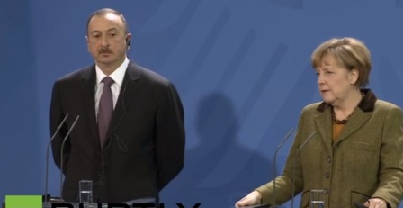 Ильхам Алиев встретился с Ангелой Меркель - ВИДЕО
